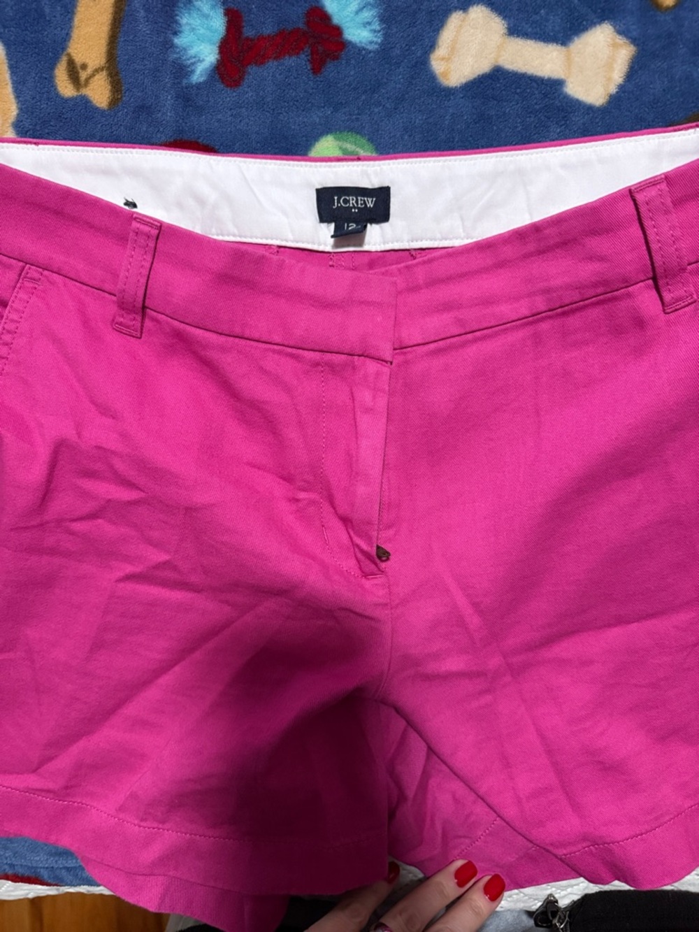 J. Crew Bright Pink Women's Chino Bermuda Shorts 3.5 inches size 12